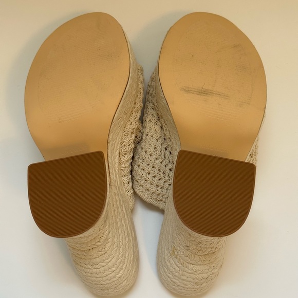 Nine West Off White Fefee Platform Slide Sandals - Picture 7 of 9